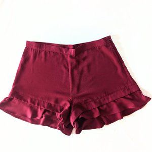 Jack by BB Dakota Burgundy High Waist Shorts